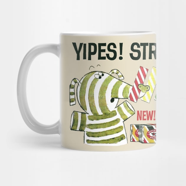 YIPES! STRIPES! Beech-Nut Fruit Stripe Gum by offsetvinylfilm